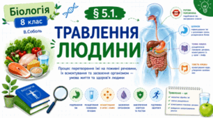 Травлення людини. Презентація, робочий аркуш