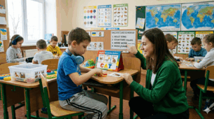Звіт про результати діяльності вчителя англійської мови з учнем 1 класу з ООП. (для ІРЦ)