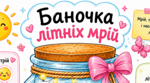 «Баночка літніх мрій»: творчий літній аркуш