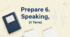 Prepare 6. Speaking, II Term