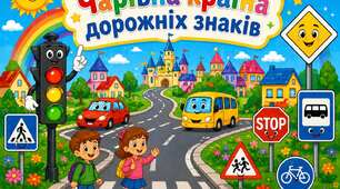 Конспект заняття з мовленнєвого спілкування,  з Безпеки дорожнього руху  «Пригоди в Країні дорожніх знаків».