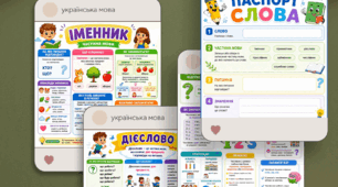 Паспорт слова (опорні таблиці "Частини мови")