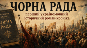 Постер до вивчення роману «Чорна рада» П. Куліша