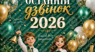 Фотозона «Останній дзвінок 2026» 🌿✨