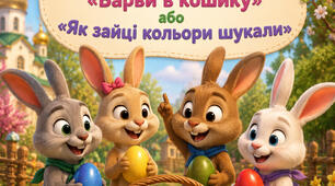Сценарій великоднього свята "Як зайці кольори шукали"