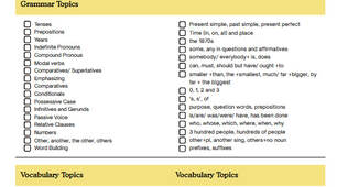 My NMT Checklist