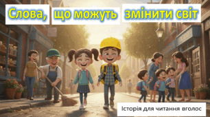 "Слова, що можуть змінити світ" ("Чарівні слова") - повчальна історія для читання вголос