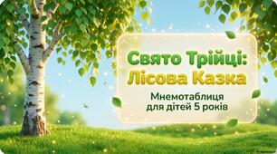 Свято Троіці:лісова Казка(розповідь за мнемотаблицею)