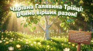 Чарівна Галявина Трійці: вчимо вірш разом!