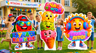☀️🍉🍦 ГОТУЄМОСЯ ДО ЗУСТРІЧІ ЛІТА! Яскраві мега-фігури для вашої ідеальної фотозони!