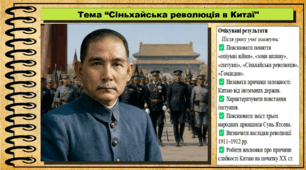Сіньхайська революція в Китаї. Всесвітня історія. 9 клас. НУШ (2026). До підручника Ладиченко Т.