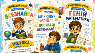 Листівки для учнів на свято Останнього дзвоника