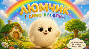 «Люмчик і диво веселки» — ілюстрована пізнавальна авторська казка для дітей (мега-комплект: ілюстрована книжечка, аудіоказка, повний текст казки на одному аркуші, мнемотаблиця, міні-гра, сторінка для обговорення)