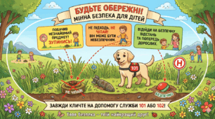 Пам'ятка для дітей та батьків «Мінна безпека: Прості правила, що рятують життя»