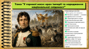 У горнилі воєн: крах імперії та народження національної свідомості. 9 клас. НУШ (2026). Історія України, всесвітня історія та громадянська освіта. За підручником авторів Щупак І. та інші.