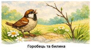 Презентація. Олена Пчілка. Горобець та билина