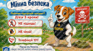 Інформаційно-дидактичний комплект плакатів «Наше безпечне літо» з Псом Патроном (НУШ, 1–4 класи)