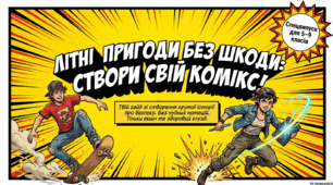 Готовий творчий проєкт «Безпечні літні канікули: Створи свій комікс!» (презентація + інструкції + шаблони)