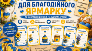 Благодійний ярмарок. Цінники.