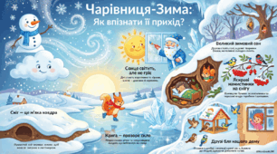 Інфографіка "Зима"