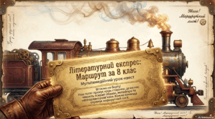 «Літературний експрес»: маршрут за 8 клас
