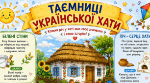 Постер до теми "Таємниці української хати"