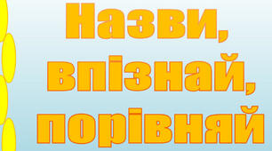 Назви, впізнай, порівняй (свійські птахи)