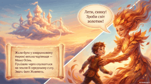 Казка "Чарівна подорож Жовтня"