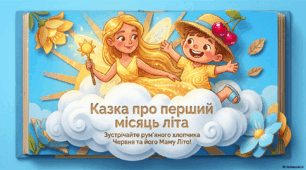 Казка "Рум'яний хлопчик Червень"