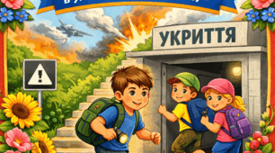 Пазл "Безпека  під час літніх канікул в умовах воєнного стану " 6 елементів