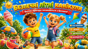 НОВИНКА! СУПЕРПРЕЗЕНТАЦІЯ «Безпечні літні канікули» ☀️🌴 + Конспект + Постер 