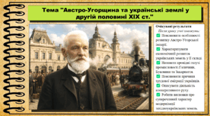Австро-Угорщина та українські землі у другій половині ХІХ ст. 9 клас. НУШ (2026). Історія України, всесвітня історія та громадянська освіта. За підручником авторів Щупак І. та інші.