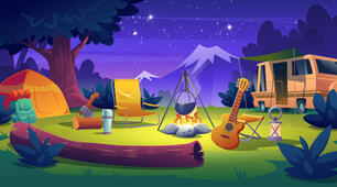 Camping Wordsearch