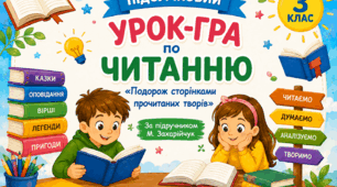 ПРЕЗЕНТАЦІЯ + Підсумковий урок-гра з літературного читання 3 клас (за підручником М. Захарійчук, НУШ)