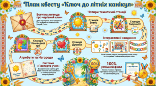 "Таємниця золотого ключа : квест до літніх канікул!"