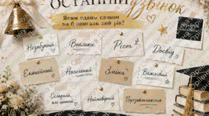 Останній дзвінок. Урок для  5 -8, 10 класи. Наш навчальний рік: підсумки, спогади, мрії