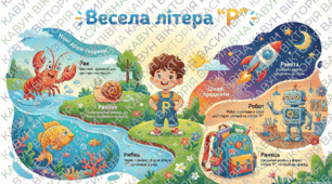 Вивчення абетки. Буква "Р". Асоціативна графіка