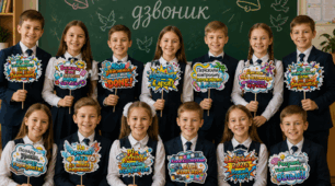 Топери до Останнього дзвоника (матеріали для фотозони) для 1-4 класів