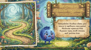 📚 Квест-презентація з читання (1–4 клас) 🫐 Тема: Таємниця лісової чорниці