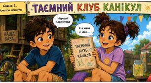 Комікс "Вітя і Рита". Серія 3 "Таємний клуб канікул"