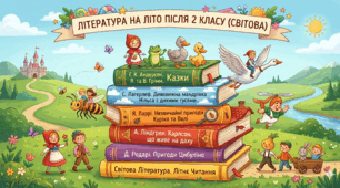 Рекомендована література на літо для 1,2,3,4 класів.