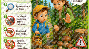 Пам’ятка «Обережно: гриби!»