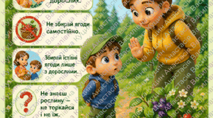 Пам’ятка «Незнайомі ягоди та рослини»