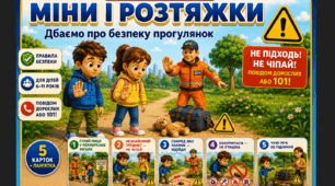 Дидактичний матеріал «Міни і розтяжки: дбаємо про безпеку прогулянок»