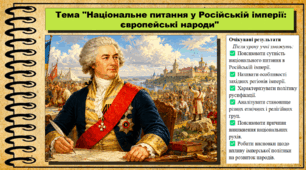 Національне питання у Російській імперії: європейські народи. 9 клас. НУШ (2026). Історія України, всесвітня історія та громадянська освіта. За підручником авторів Щупак І. та інші.
