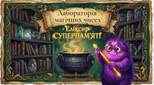Математична гра "Лабораторія магічних чисел" (повторюємо таблиці множення та ділення на 9)