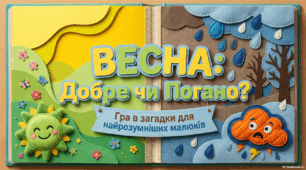 Дидактична гра "Весна - добре, Весна - погано"