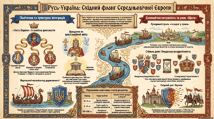 Історія Русі-України в контексті епохи середніх віків.