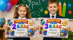 Яскравий квиток «У 3 клас» 🌟