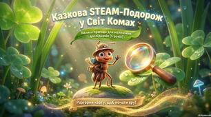 «Казкова STREAM-подорож у світ комах»